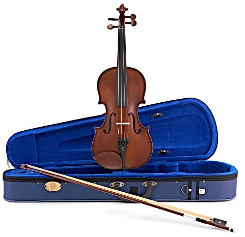 Stentor Student I Violin Outfit 1/16 Size, Violin for Intermediates & Kids with Wood Bow, Hard Carry Case & Accessories, Entry Level String Instruments, 1400I, Brown