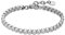Heideman Armband Damen Amilla II aus hochwertigem Edelstahl silber farbend matt poliert Tennisarmband mit Zirkonia Steinen weiss mit Verlängerung Armkette Frauen