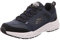 Skechers Herren Oak Canyon Sneaker, Navy Leather Pu Mesh Black Trim, 43 EU