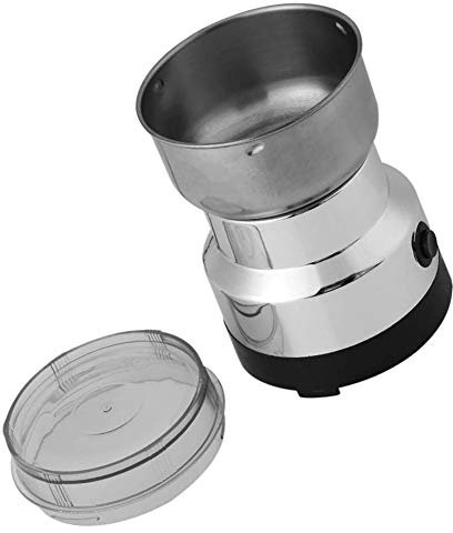 Molinillo de caf¨¦ el¨¦ctrico y licuadora, molinillo de caf¨¦ en grano de acero inoxidable Molinillos de cuchilla el¨¦ctrica de estilo cl¨¢sico Haga caf¨¦ usted mismo 220 V-240 V Enchufe