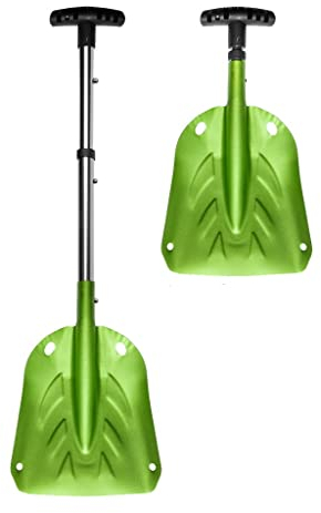 SkinStar Pala para avalanchas, aluminio, nieve, Tourenski, snowboard, exterior, 3 piezas