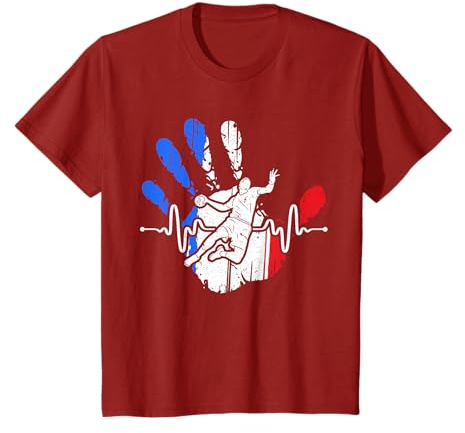Handballeur France Handball Maillot Cadeau Handball T-Shirt