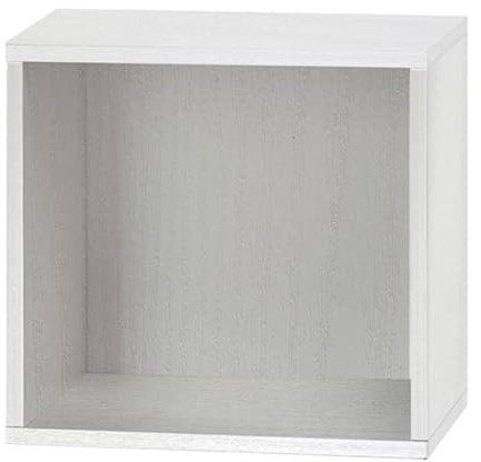 Librerie Modulari CubiStack: Cubi Componibili con e senza Sportello (Stile Aperto Bianco)