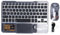 Silent Keyboard, Bluetooth Keyboard with 7-Color Night Light, Slim Bluetooth Keyboard for iOS, for Android, for Windows, for SmartTV, for OS X and BT Supported Devices