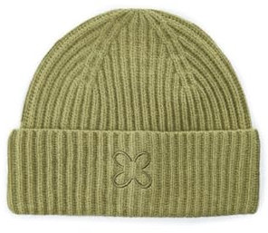 CODELLO Damen Mütze Rippstrick aus Wolle und Kaschmir (DE/NL/SE/PL, Alphanumerisch, Einheitsgröße, grün)