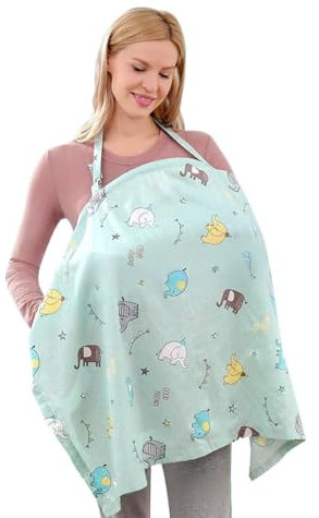 Jlkegfdf Stilldecke – Atmungsaktive Stilldecke – Stillbedarf, Kindersicherheit Autositz Zubehör für Baby Stillen & Pumpen