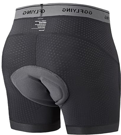 GGFLYING Fahrradhose Herren 6D Gepolstert Radlerhose Radhose Kurz Radunterhose Fahrrad Unterhosen Fahrradunterhose Atmungsaktiv