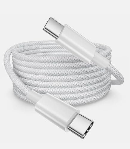 1m USB C to USB C Cable for IPhone 16/15, Fast Charger USB C Compatible for IPhone 16 Pro Max/15 Plus/16E /SE4,Charging Lead for iPad Pro 10/11th, Google Pixel 9/9a/8/7, Samsung Galaxy Z Flip 4/5/6
