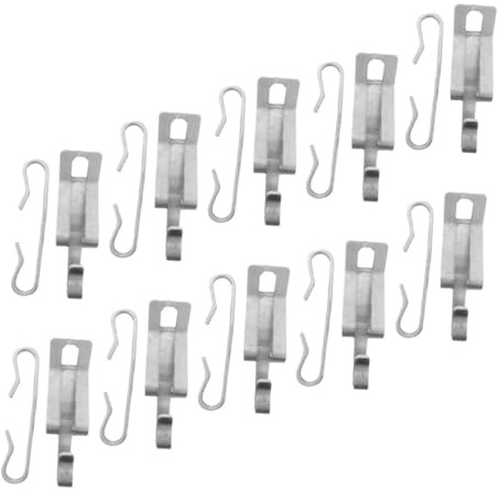 Cabilock 20 pièces Set de Clips et Entretoises Aluminium pour Câbles Chauffants Fixation Pratique pour Gouttières Toit et Équipements de Chauffage et