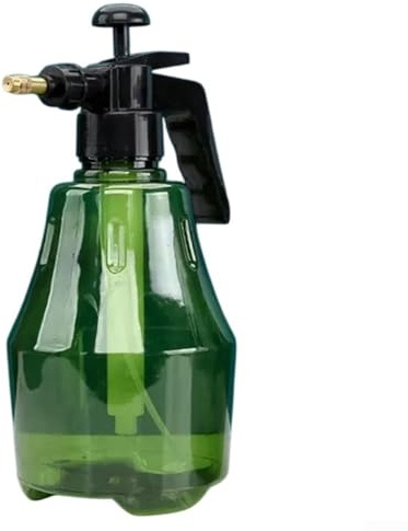 1 spruzzatore manuale a pressione da 5 litri con doppia modalità di spruzzo per un'irrigazione efficiente di bonsai, fiori, piante grasse e attività di pulizia domestica (verde nerastro)