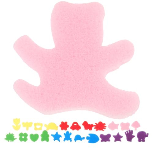 Juego de Pinceles de Esponja Animales para Niños 24 Piezas