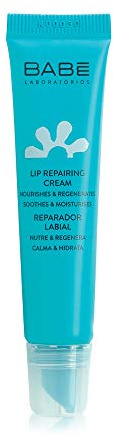 LABORATORIOS BABÉ - Reparador Labial 15 ml | Bálsamo Protector y Regenerador con Aceites Vegetales | Hidratación Inmediata | Para Labios Muy Secos y Zona Perinasal | Transparente | Uso Diario