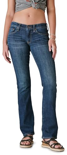 Lucky Brand womens Mid Rise Sweet Bootcut Jean, Agate, 30W x 32L US