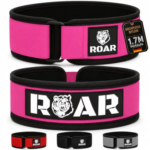Roar® Premium tyngdlyftningsbälte för seriös funktionell fitness
