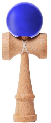 Funky Planet Bilboquet Kendama - Kendama Jouet - Bilboquet Japonais - Améliore L’équilibre, Les Réflexes Et La Créativité (Bleu foncé)