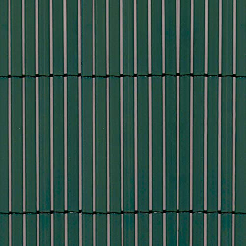 TENAX Colorado 1,00x3 m Verde, Canniccio Sintetico a Canne Intere da 7mm, Schermante Frangivista in PVC per Giardino, Balcone e Terrazza