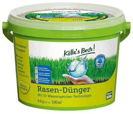 Rasendünger mit 3D Wasserspeicher, 4 kg