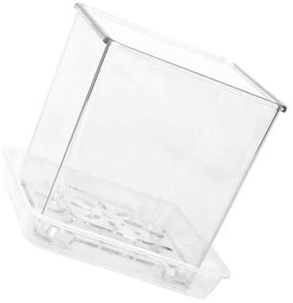 LAIOUSN Elegante maceta transparente Phalaenopsis para el hogar, jardín, interior, escritorio, alféizar de ventana, accesorios para decoración del hogar, maceta