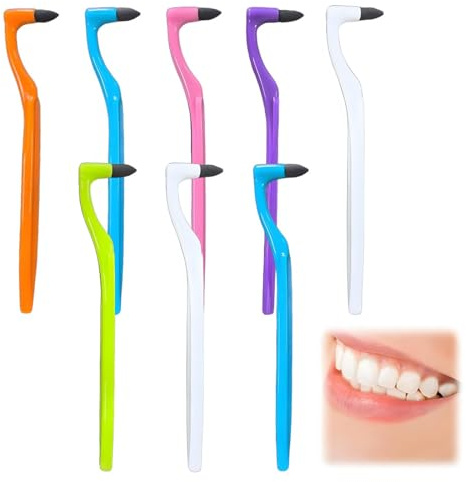 8 pezzi Kit per l'igiene dentale, Rimozione Tartaro Denti, Smacchiatore Denti Professionale, Strumento manuale per la rimozione di macchie e tartaro, Pulizia, per Sbiancante