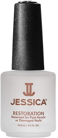 JESSICA Restoration Base Coat Nail Varnish, Award Winning for Post Acrylic or Damaged Nails, 14.8ml