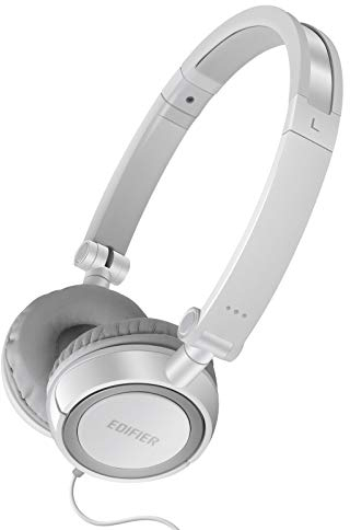 Edifier H650 Casque Écouteurs Hi-FI — Écouteur Pliable et Léger — S’adapte aux Adultes et Enfants — Bandeau Réglable Blanc
