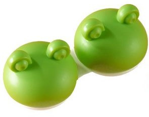 Kontaktlinsbehållare Froggy, Grön