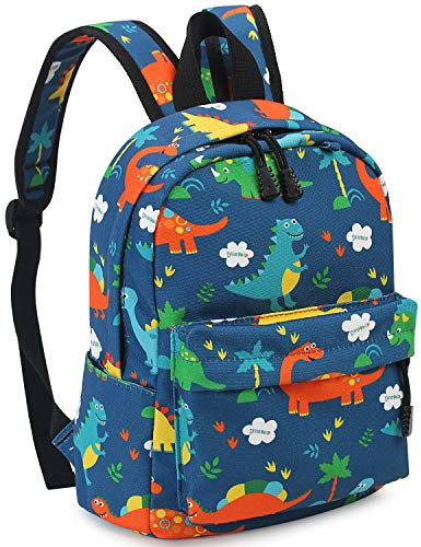 Zicac Sac à Dos Enfant pour à L’ école Maternelle Garçon et Fille Cartable Unisexe Mignon Agréable (Dinosaure, M)