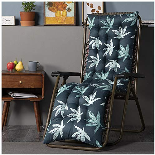 YOUCAI Auflage Polster Gartenliege Polster-Auflage Liege-Stuhl Gartenliege Polster Kissen Dick Liegenauflagen,48x155cm,Grün