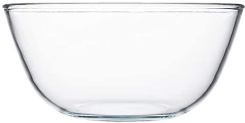 Yardwe Ciotola in Vetro per Insalata 4500ml Resistente e Sicura, Contenitore Cucina per Dessert e Frutta, per Uso Casalingo e Preparazione Alimenti