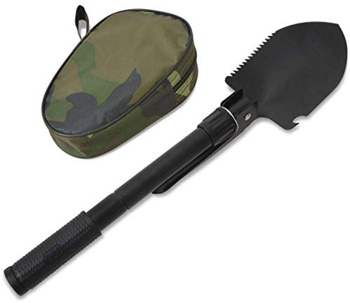 Rantry Klappspaten Karbonstahl Schwarz Schaufeln & Spaten