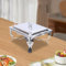 Calientaplatos de acero inoxidable, calentador de alimentos de acero inoxidable, para catering, buffet y fiesta, 6 L