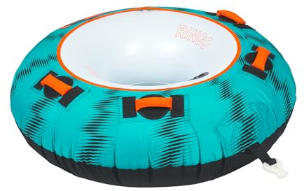 Mesle Bouée Tractée Ringo 1 Place, Gonflable Bouée Bateau & Jet Ski Nautique, Bouée Tractable Nautique pour Enfants & Adultes