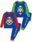 Super Mario Boys Pyjamas, 2 Pack Kids Pjs, Gaming Boys' Pyjama Sets, Mario Pyjamas, Blue 8-9 Years