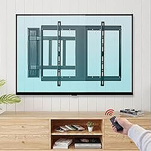 Supporto TV da Parete, Supporto TV Motorizzato con Funzione di Memoria, Rotazione 0-170°, Adatto alla Maggior Parte dei Televisori LCD A Schermo Piatto da 32 A 55 Pollici, con Portata di 34 kg.