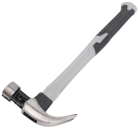 Generic Martello da Campeggio, Tenda in Carbonio Tende Magnetico Martello Ad Artiglio Magnetico Leggero Resistente Comodo Impugnatura Anti -slitta (13 once)