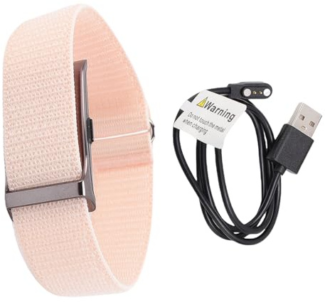 SUNGOOYUE Rastreador de Ejercicios, Pulsera Inteligente Portátil a Prueba de Agua IP68, Monitor de Salud con Seguimiento del Sueño y Frecuencia Cardíaca para Mujeres, Hombres y Niños (Rosada)