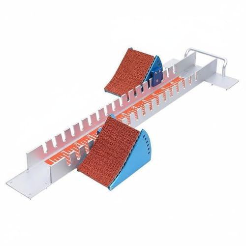 Jinhxofs Adjustable CompetitionReady Adjustable Starting Block Easy Assembly Track Start Pedals for Beginners, Training, Q81 Starting Block