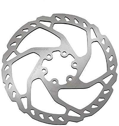 Shimano SHI1832, Disco Freno 6 Fori , Grigio, 160mm