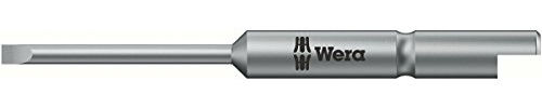 Wera 05135266001 0.40 x 2.0 x 44 mm 800/9 C Bits for Slotted Screws - Silver