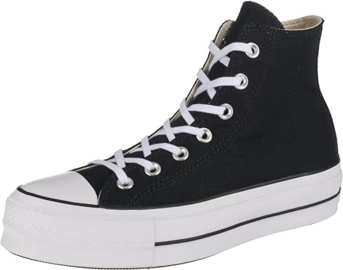 Converse Hi Platform 560845C Nero Bianco Nero Bianco/5 - 35