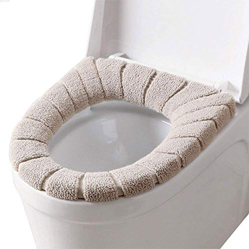 3 Stück WC-Sitze, WC-Sitzbezug, Badkissen, warm und weich, waschbar, 3 Stück