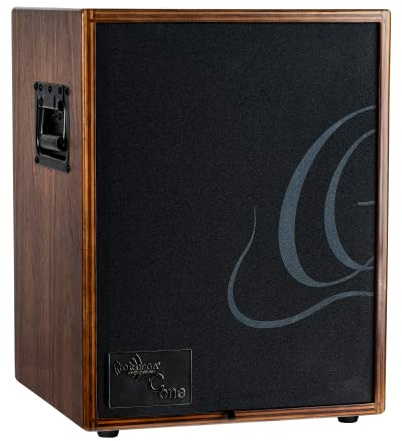 Ortega Guitars Amplification Series Combo – Ampli Acoustique 2 Canaux – 29,5 x 28 x 39 cm – Housse Anti-Poussière Incluse – Noyer, Naturel (Cone-WND)