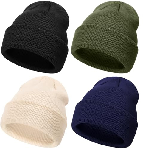 DRESHOW Toddler Beanie Bambini Cappelli Invernali Bambini Morbida Maglia Unisex Cappello per Bambini Ragazzi Ragazze Cappello Caldo per 2-6 Anni