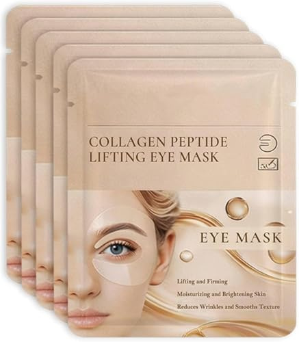 Mascarilla de colágeno para el contorno de ojos, parches de gel para el contorno de ojos, hidrata e ilumina, reduce la hinchazón, suaviza las líneas de expresión, para ojeras, bolsas y líneas de expre