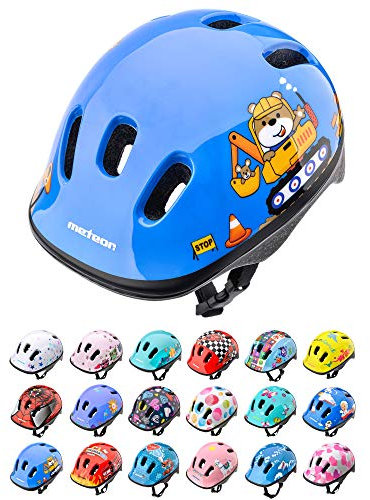 meteor® Kinderfahrradhelm Sicherer Fahrradhelm Kinder-Helm rollerhelm Jungen kinderfahrradhelm für Mountainbike Inliner skaterhelm BMX fahradhelm Scooter Kinder Bike Helmet