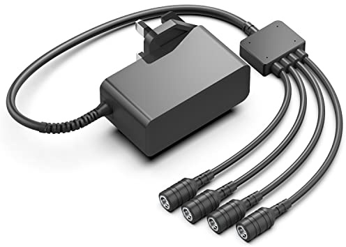 Hue Play Power Supply, KFD 24V Charger for Philips Hue Play Light bar 7820330U7 7820331U7 7820430U7 7820230U7 8718696170724 915005879201 440400980001 Smart LED Bar Light Power Adapter Charging Cable