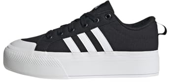 adidas Mujer Bravada 2.0 Platform Shoes, Core Black / Cloud White / Core Black, 42 2/3 EU