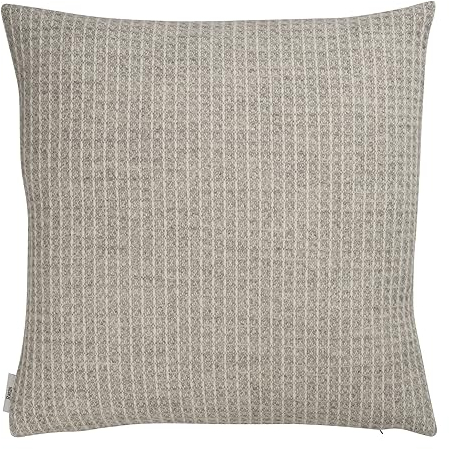 RØROS TWEED - Vega - Kissen aus norwegischer Lammwolle - Design von Anderssen & Voll - Kissenmaße: 50 x 50 cm (50 x 50 cm, 104352 - Grey)