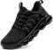 DYKHMILY Turnschuhe Herren Schuhe Leicht Sportschuhe Laufschuhe Freizeitschuhe Komfort Walking Dämpfung Fitness Outdoor Sneakers Atmungsaktiv Running Schuhe(Schwarz,42EU)