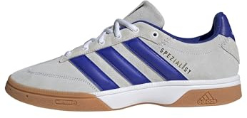 adidas Men's SPEZIALIST Indoor Shoes, Cloud White/Lucid Blue/Grey Two, 12 UK
